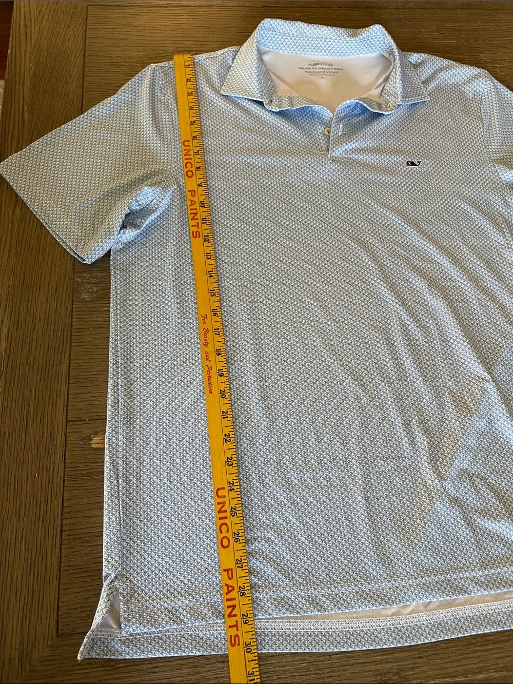 Vineyard Vines On The Go Sankaty Polo blue whale print size L - Picture 7 of 9